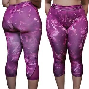 💙Tek Gear Purple Marble Leggings☆